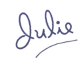 julie signature
